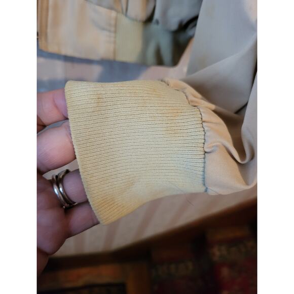 Vintage Anderson Little Harrington Jacket 42 Beige Plaid Lined Classic Coat - Picture 4 of 11